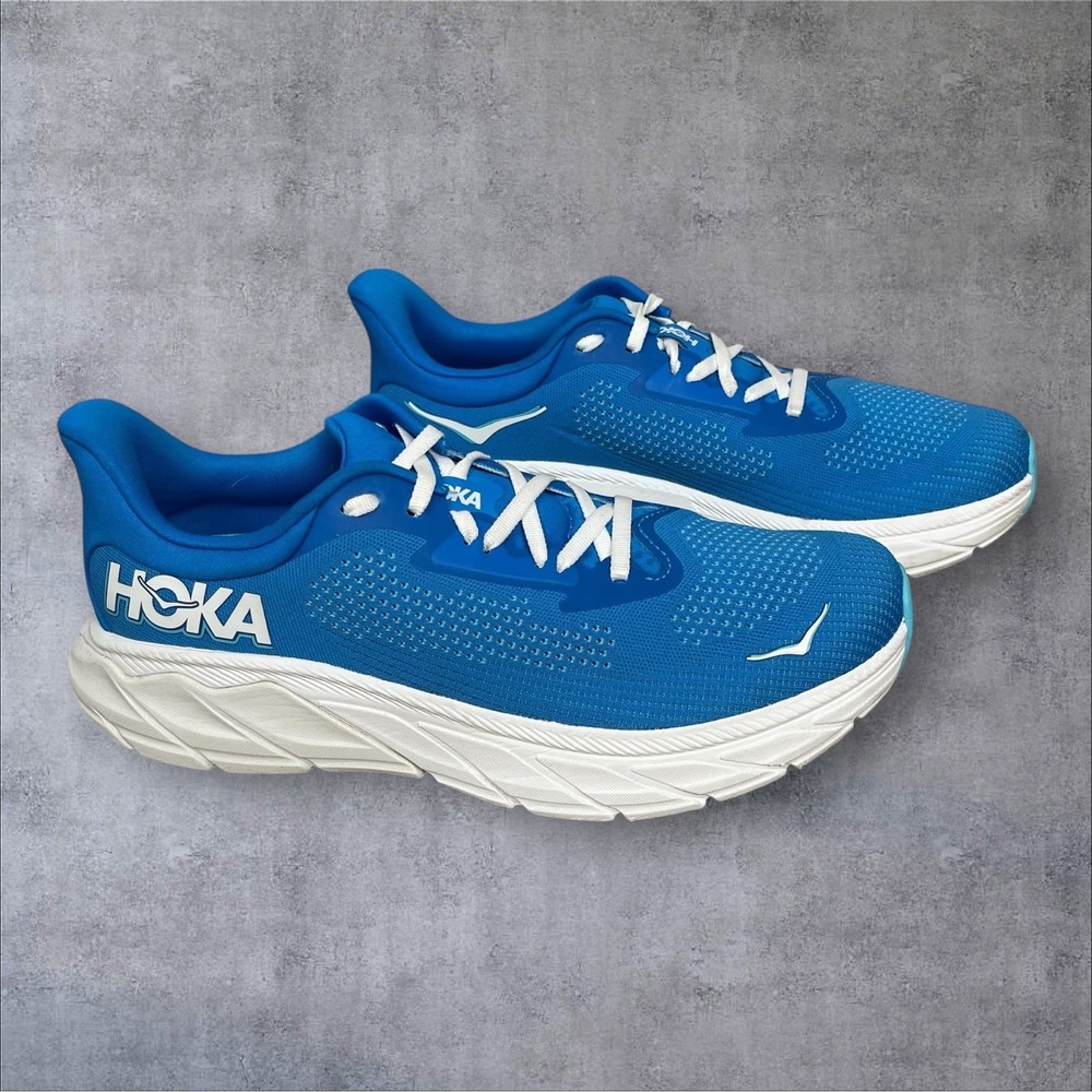 HOKA One One Arahi 7 Running Shoes Sneakers Mens 8.5D Hoka Blue Frost Comfort